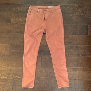 Women's Orange Jeans